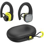 Hama Bluetooth slúchadlá Spirit Athletics s klipom, kôstky, nabíjacie puzdro, čierne