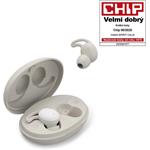 Hama Bluetooth slúchadla Spirit Calm, štuple, ergonomické na spanie, biela/šedá