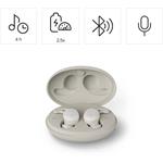 Hama Bluetooth slúchadla Spirit Calm, štuple, ergonomické na spanie, biela/šedá