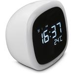 Hama Bora Bora, digitálny budík, zobrazenie teploty/dátumu, smievateľné nočné svetlo, USB napájanie