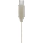 Hama Calm, USB-C slúchadlá s mikrofónom, mini štuple, béžové