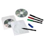 Hama CD/DVD ochranný obal papierový, 100 ks, biely