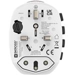 Hama cestovný zásuvkový adaptér World Travel Pro, 3-pól.