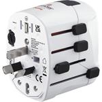 Hama cestovný zásuvkový adaptér World Travel Pro, 3-pól.