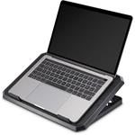 Hama chladiaci stojan pre notebook Black Metal, naklápací, 2 ventilátory, modré podsvietenie, tichý