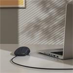 Hama CM-200, káblová optická myš, tichá, čierna