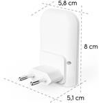 Hama Color, nočné/orientačné LED svetlo, do zásuvky, automatické zapnutie/vypnutie, farebné svetlo