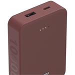 Hama Colour 10, powerbanka 10000 mAh, 3 A, výstup: USB-C, USB-A, červená