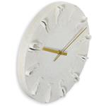 Hama Corfu, nástenné hodiny, priemer 30 cm, 3D číslice, tiché, z 20% pšeničnej slamy, béžové