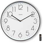 Hama Corsica, nástenné hodiny, priemer 30 cm, tichý chod, biele-čierne