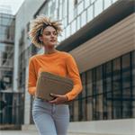 Hama Cozy, obal na notebook, 14,1-15,6" (36-40 cm), huňatý, predné vrecko, hnedý