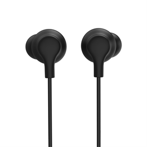 Hama Curly, USB-C slúchadlá s mikrofónom, štuple, čierne