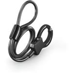 Hama cyklo zámka lanková, pre kolobežky/kočíky/bicykle, 120 cm