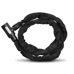 Hama cyklo zámka reťazová, 120 cm, kľúč s osvetlením