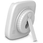 Hama Cyprus, digitálne hodiny do kúpeľne, prísavka, dátum, teplota, vlhkosť, časovač, biele