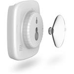 Hama Cyprus, digitálne hodiny do kúpeľne, prísavka, dátum, teplota, vlhkosť, časovač, biele