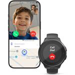 Hama detské smart hodinky, SIM, GPS, SOS tlačidlo, hlasové/video hovory, čierne