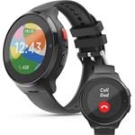 Hama detské smart hodinky, SIM, GPS, SOS tlačidlo, hlasové/video hovory, čierne