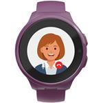 Hama detské smart hodinky, SIM, GPS, SOS tlačidlo, hlasové/video hovory, fialové