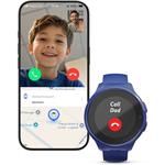 Hama detské smart hodinky, SIM, GPS, SOS tlačidlo, hlasové/video hovory, modré