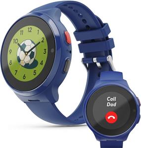 Hama detské smart hodinky, SIM, GPS, SOS tlačidlo, hlasové/video hovory, modré