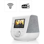 Hama digitálne a internetové rádio DIR3200SBT, FM/DAB/DAB+/, Bluetooth, biele, ovládanie App