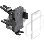Hama držiak mobilu do auta, na okrúhlu vetraciu mriežku, otočný o 360°, univerzálny