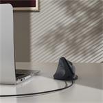 Hama ECM-500L, vertikálna ergonomická káblová myš, pre ľavákov, čierna