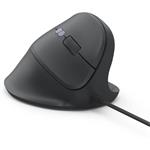 Hama ECM-500R, vertikálna ergonomická káblová myš, pre pravákov, čierna