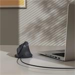 Hama ECM-500R, vertikálna ergonomická káblová myš, pre pravákov, čierna