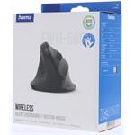 Hama EWM-500L, vertikálna ergonomická bezdrôtová myš, pre ľavákov, čierna