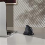 Hama EWM-600L Multi Device, vertikálna ergonomická bezdrôtová myš, pre ľavákov, nabíjateľná, čierna