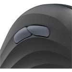 Hama EWM-600L Multi Device, vertikálna ergonomická bezdrôtová myš, pre ľavákov, nabíjateľná, čierna