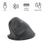 Hama EWM-600L Multi Device, vertikálna ergonomická bezdrôtová myš, pre ľavákov, nabíjateľná, čierna
