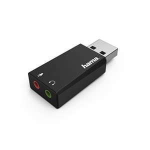 Hama externá USB zvuková karta, 2.0 stereo