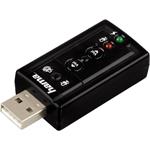 Hama externá USB zvuková karta, 7.1 stereo