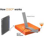 Hama Extreme Protect, puzdro pre Samsung Galaxy Tab A9+ 11", licencia D3O®, fialové/priehľadné