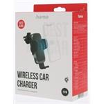 Hama FC-10 Motion, držiak s bezdrôtovou nabíjačkou, Qi, napájací adaptér