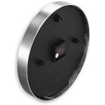 Hama Fiji, nástenné hodiny, riadené rádiovým signálom, priemer 30 cm, tichý chod, kefovaný hliník