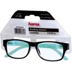 Hama Filtral okuliare na čítanie, +1,5 dpt, plastové, čierne/tyrkysové