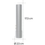 Hama FL250, LED baterka, hliníková, 250 lm / 65 m, 4 režimy+SOS, rozptyľovač, pútko, batérie