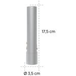 Hama FL350-C, LED baterka, nabíjacia, hliníková, 350 lm / 100 m, 4 režimy+SOS, rozptyľovač, pútko