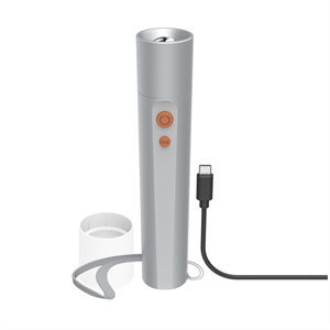 Hama FL350-C, LED baterka, nabíjacia, hliníková, 350 lm / 100 m, 4 režimy+SOS, rozptyľovač, pútko