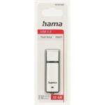 Hama Flashdisk Fancy, USB 2.0, 32GB, strieborný