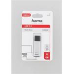 Hama FlashPen Classic, USB 3.0, 32 GB, 40 MB/s, strieborný