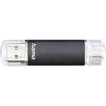 Hama flashPen Laeta Twin, USB 3.0, 128 GB, 40 MB/s, čierny