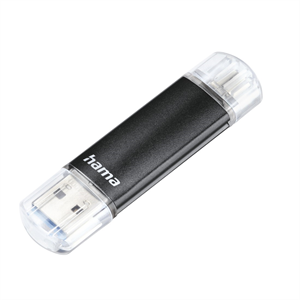 Hama flashPen Laeta Twin, USB 3.0, 128 GB, 40 MB/s, čierny