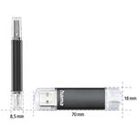 Hama flashPen Laeta Twin, USB 3.0, 16 GB, 40 MB/s, čierny