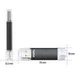 Hama flashPen Laeta Twin, USB 3.0, 64 GB, 40 MB/s, čierny