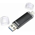 Hama flashPen Laeta Twin, USB 3.0, 64 GB, 40 MB/s, čierny